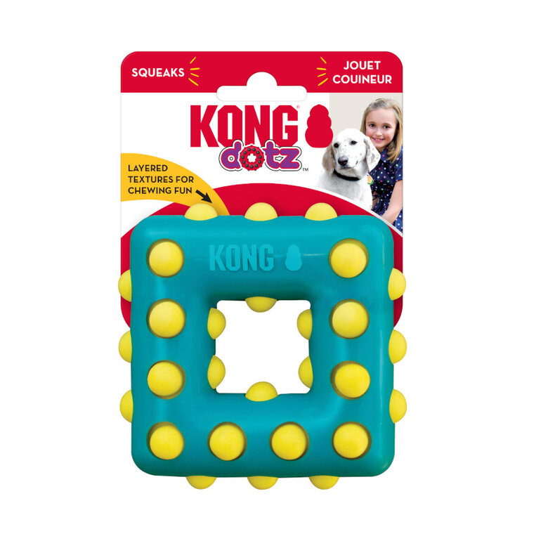 Kong Dotz Square Mordedor para perros, , large image number null
